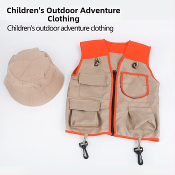 Zesheng Bērnu ārējo piedzīvojumu komplets ar instrumentiem – lomu spēlei un nometnei, universāls, vecums 4–6 gadi, iepakots somā