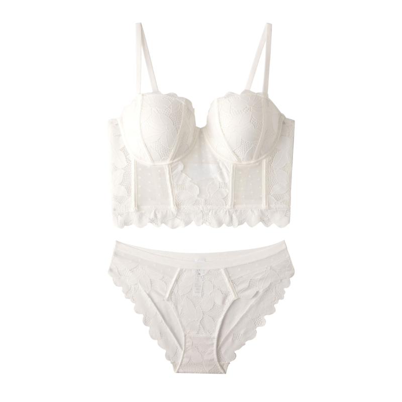 Franču stila krūštura komplekts lielām krūtīm, plānas formējošas kupas, noņemamas dubultās siksnas, neilona audums, poliesteres pildījums