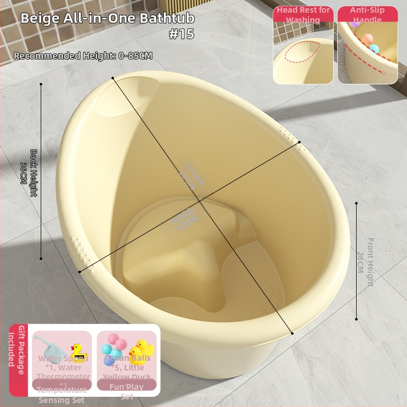 Műanyag gyermek fürdővödre, otthoni használatra