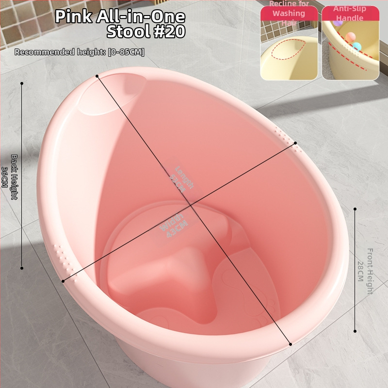 Műanyag gyermek fürdővödre, otthoni használatra