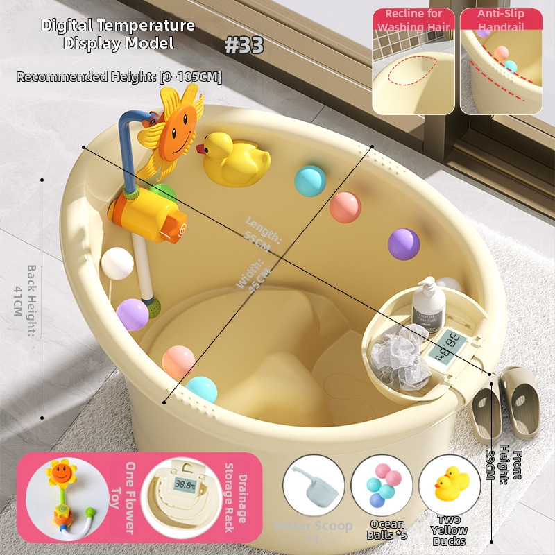 Műanyag babafürdető vödör gyerekeknek