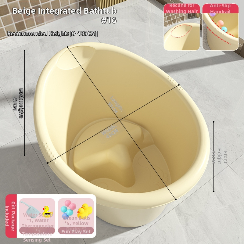 Műanyag babafürdető vödör gyerekeknek