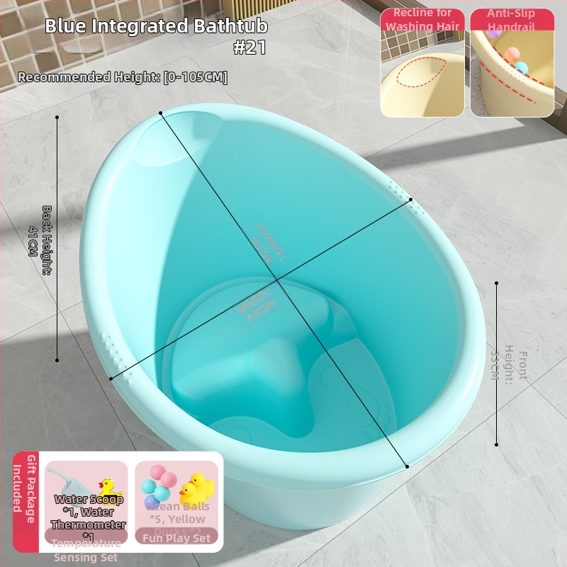 Műanyag babafürdető vödör gyerekeknek