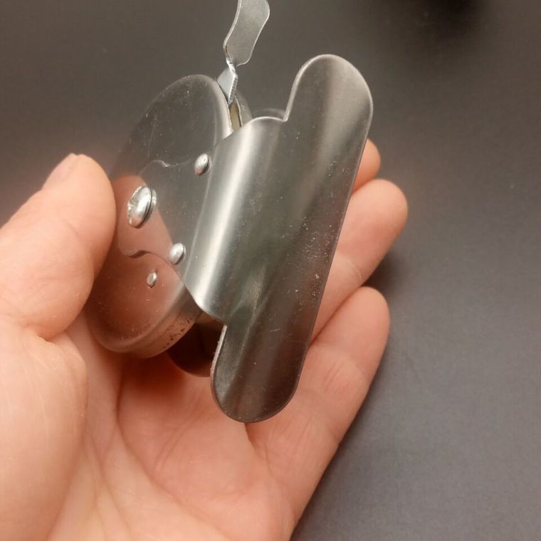 Nehrđajući čelični mulinet za ribolov na ledu – mini kompaktni mulinet s inverznom kočnicom