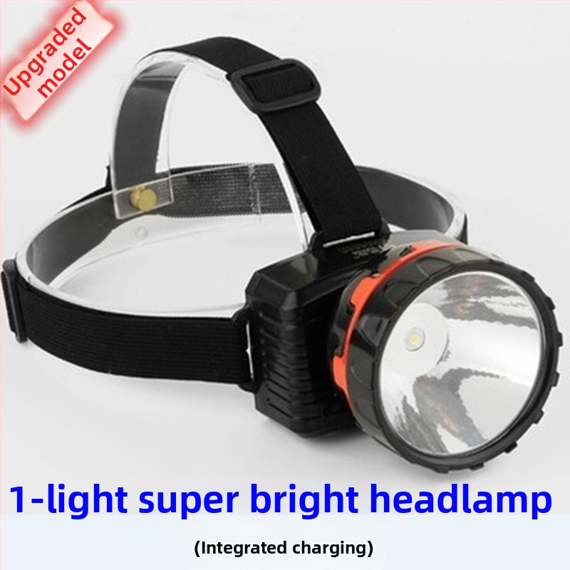 Čelna LED lampica s 9 LED dioda, punjiva, s integriranim punjenjem, za nočni ribolov, domet 500 m+