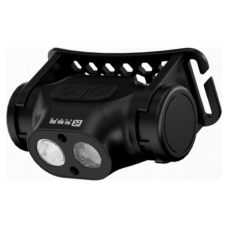 LED čelna lampica za ribolov sa senzorom gestova, 20W, 18650 baterija, punjiva, domet do 500 m
