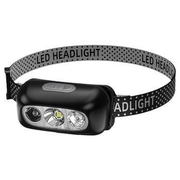 LED čelna lampica za noćni ribolov s punjačem, aluminijska legura, 3W, 800mAh baterija, domet zrake 100–200 m