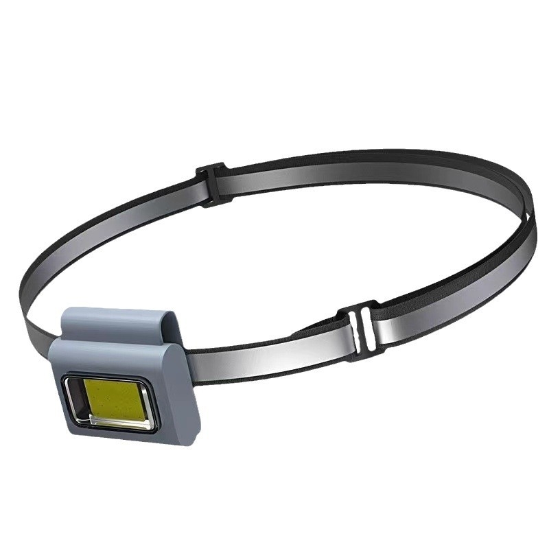 LED čelna svjetiljka s magnetskim punjenjem, COB silikon kućište, kopča za odjeću, 6W, 800 mAh baterija