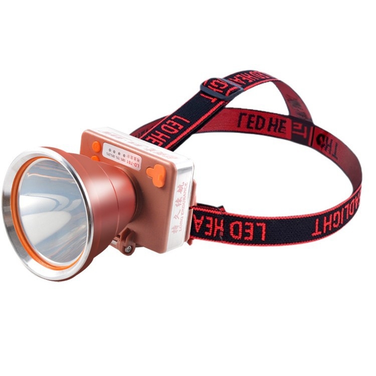 LED čelovka s baterijom 2500mAh, 30–80W, LED izvor, kućište od ABS plastike + aluminijske legure, domet ≥500m