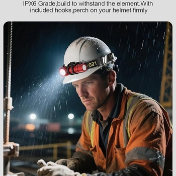 XINSITE LED фенер от алуминиев сплав, магнитен край, водоустойчив, преносим за къмпинг, 10W, 2000mAh, обхват над 500 м