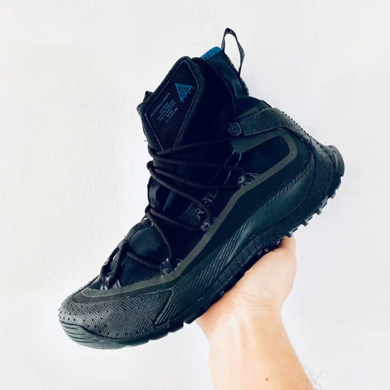 Планински обувки с велкро закопчаване, високи, водоустойчиви, EVA средна подметка, каучукова подметка, шита конструкция