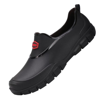 Férfi esőcsizma alacsony szárú, PVC felsőrész, PVC talp, EVA talpbetét, csúszásmentes