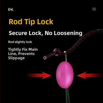 Silicone ovālas formas space beads makšķerēšanai ar bloķējošu lodīti, nebojā līniju, 100 gab.