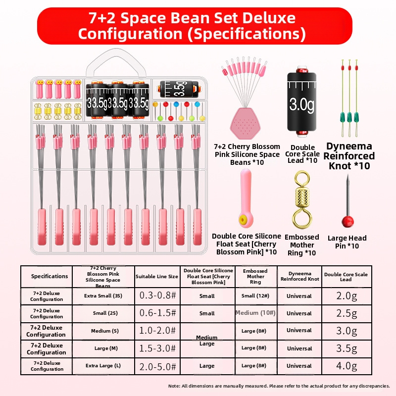 Huansheng Silikonske kosmičke perle – Cjeloviti komplet za glavnu liniju