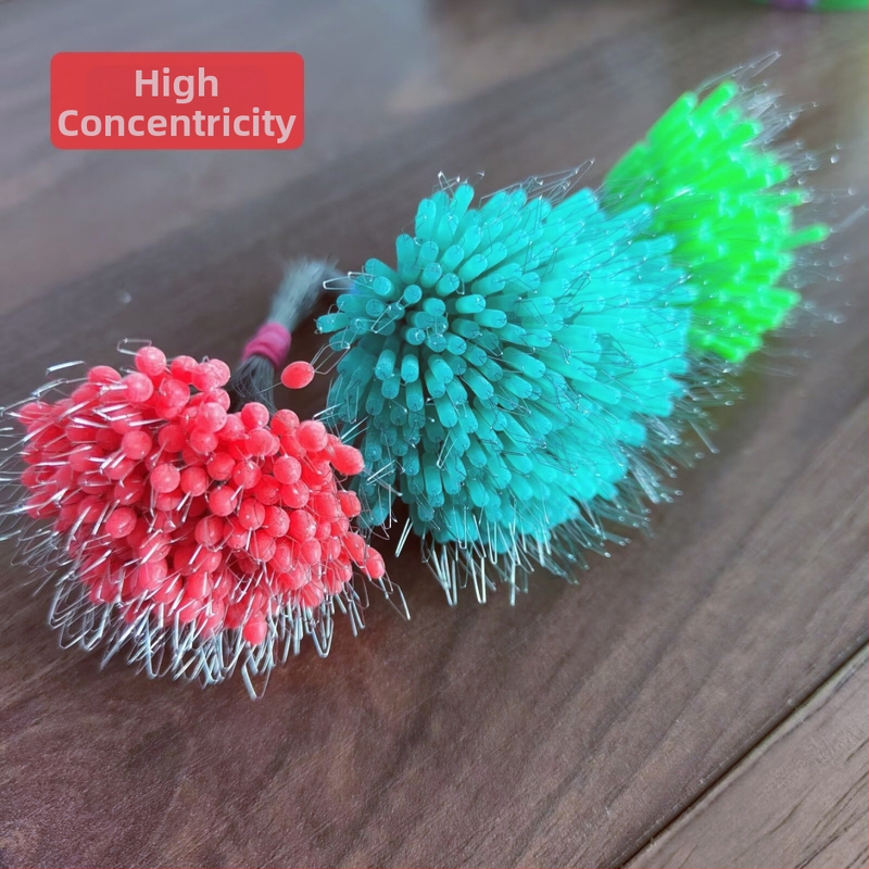 Gumijas Space Bead makšķerēšanai – anti mezglošana, ovāla augšējā pērle ar aizslēgu