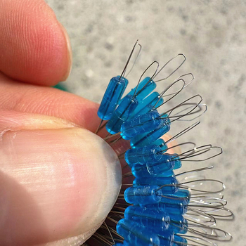 Silikona kosmiskās pērles makšķerēšanai, komplekts 100 gab.