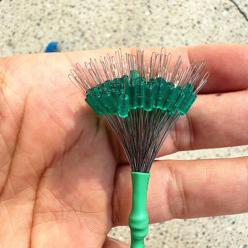 Silikona kosmiskās pērles makšķerēšanai, komplekts 100 gab.