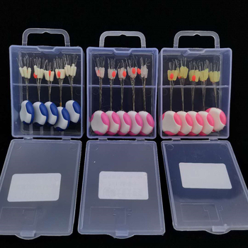 Silikonske Space Beans 7+1 set, prozirni nevidljivi sklop za ribolovnu opremu protiv zaplitanja
