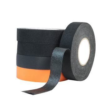 Kabeļu lente, ugunsdroša poliester audums, biezums 0,14 mm, ilgtermiņa izturība 160°C, īstermiņa 250°C, sērija Harness Tape