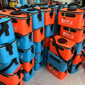 Găleată pliabilă EVA pentru pescuit cu mâner, găleată protecție pentru pești, găleată groasă pentru pești vii, cutie pliabilă multifuncțională