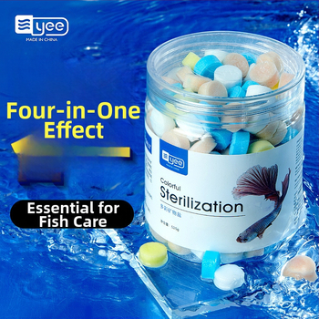 Yee steriliseeriv sool dekoratiivkaladele – plastmassist akvaariumi sool desinfitseerivate omadustega