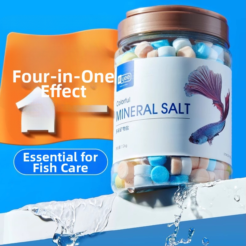 Yee steriliseeriv sool dekoratiivkaladele – plastmassist akvaariumi sool desinfitseerivate omadustega