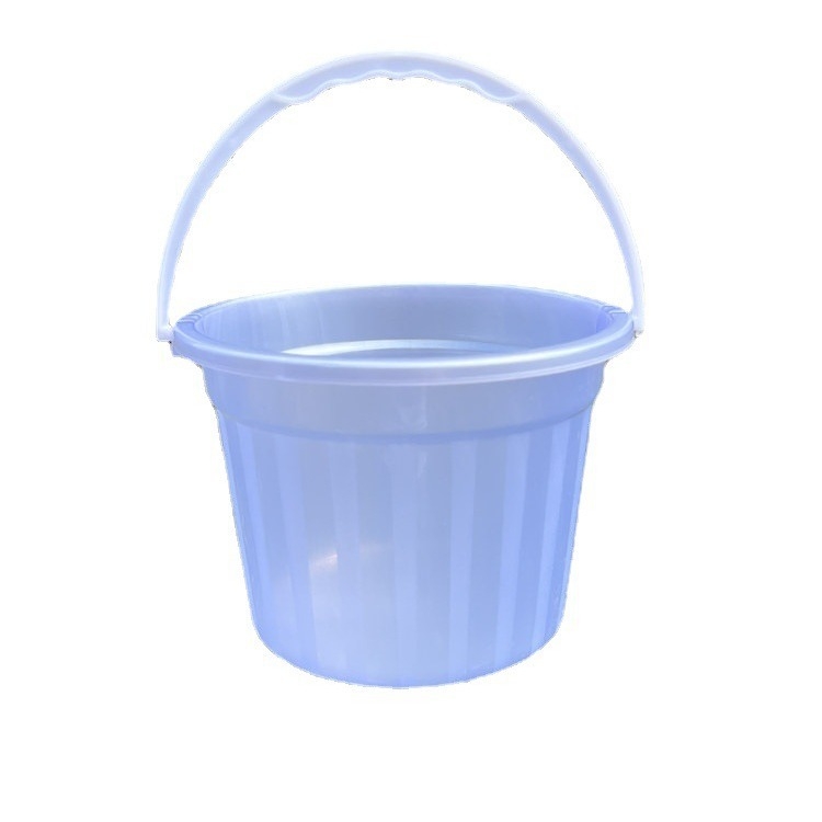 Átlátszó műanyag vödör fedéllel, kézben tartható, kefék tisztítására és festéshez