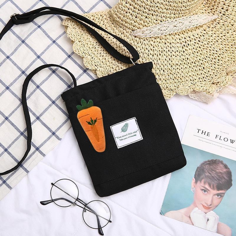 Geantă crossbody din pânză unisex, siluetă verticală pătrată, închidere cu fermoar, buzunar interior cu fermoar, buzunar interior tip patch, două bretele