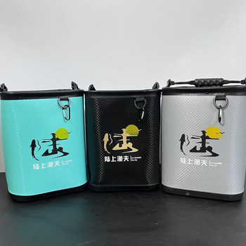 EVA medžiagos nešiojamas kibiras gyvoms žuvims jūrinei žvejybai, atsparus vandeniui