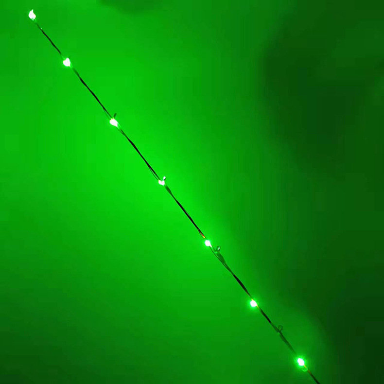 LED сигнална светлина за върха на риболовна въдица, батерийно захранване, пластмасов корпус, обхват 100–200 м