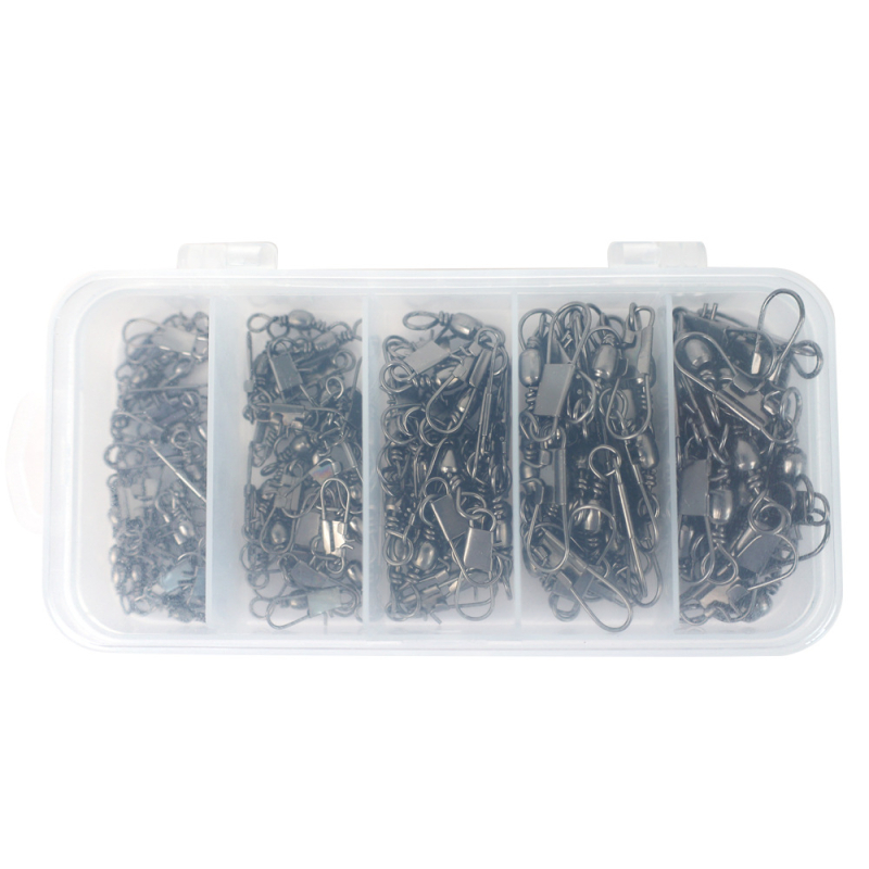 Swing Shark Conector metalic pentru undiță de pescuit cu inel pivotant întărit – pescuit în apă sărată