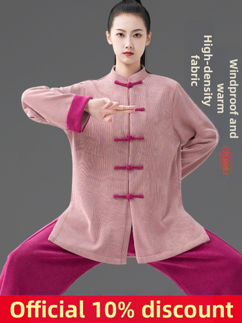 Taichi súprava, unisex, zimný model s fleecovou podšívkou, polyester-spandex zmes (97,5% polyester, 2,5% spandex), podšívka: polyester
