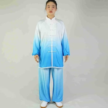 Tai Chi uniforma, unisex, dospelí, podšívka z mliekovej hodvábie, polyesterová látka (100% polyester)