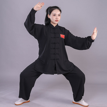 Macro Sentiment Unisex Tai Chi set s vezom zastave — 100% poliester, za odrasle