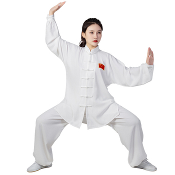 Macro Sentiment Unisex Tai Chi set s vezom zastave — 100% poliester, za odrasle