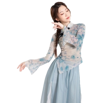 Fengju fustă pentru dans popular din cânepă, primăvara 2025, pentru femei