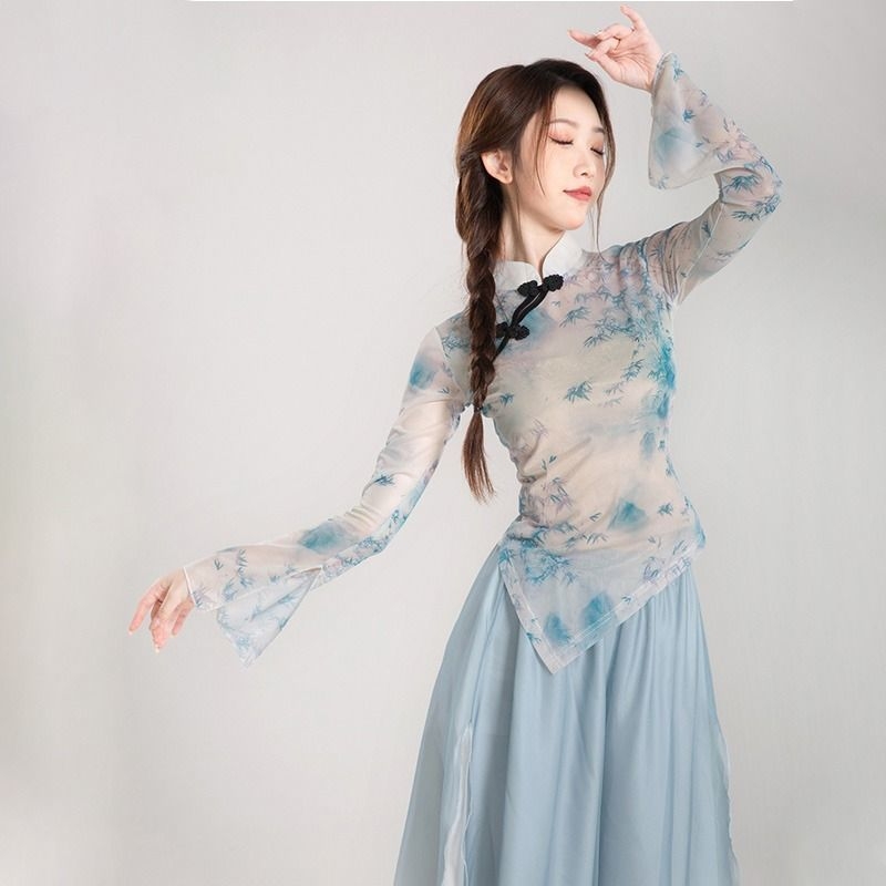 Fengju fustă pentru dans popular din cânepă, primăvara 2025, pentru femei