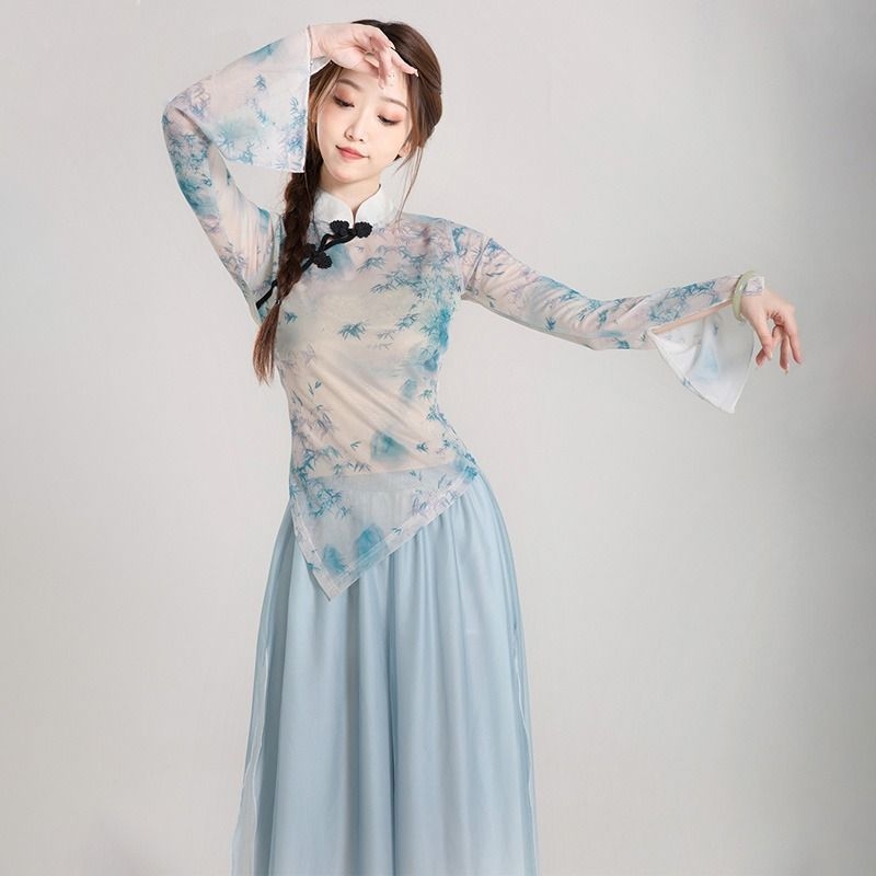 Fengju fustă pentru dans popular din cânepă, primăvara 2025, pentru femei