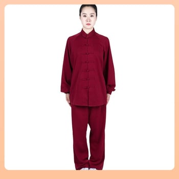 Taichi mikina na jeseň-zimu – unisex, 100% bavlna, jednoduchý vzor, pre Tai Chi cvičenie