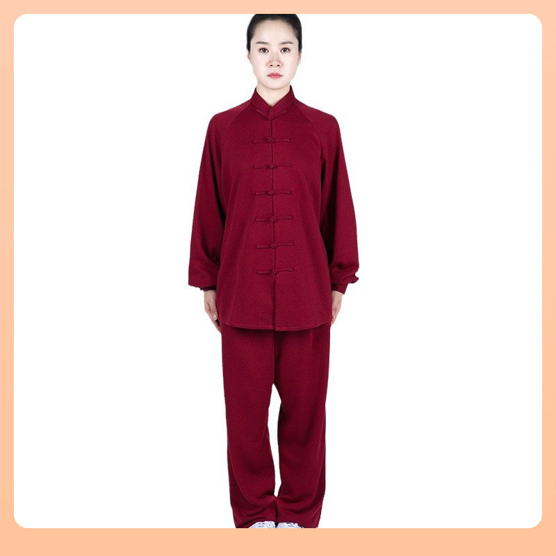 Taichi mikina na jeseň-zimu – unisex, 100% bavlna, jednoduchý vzor, pre Tai Chi cvičenie