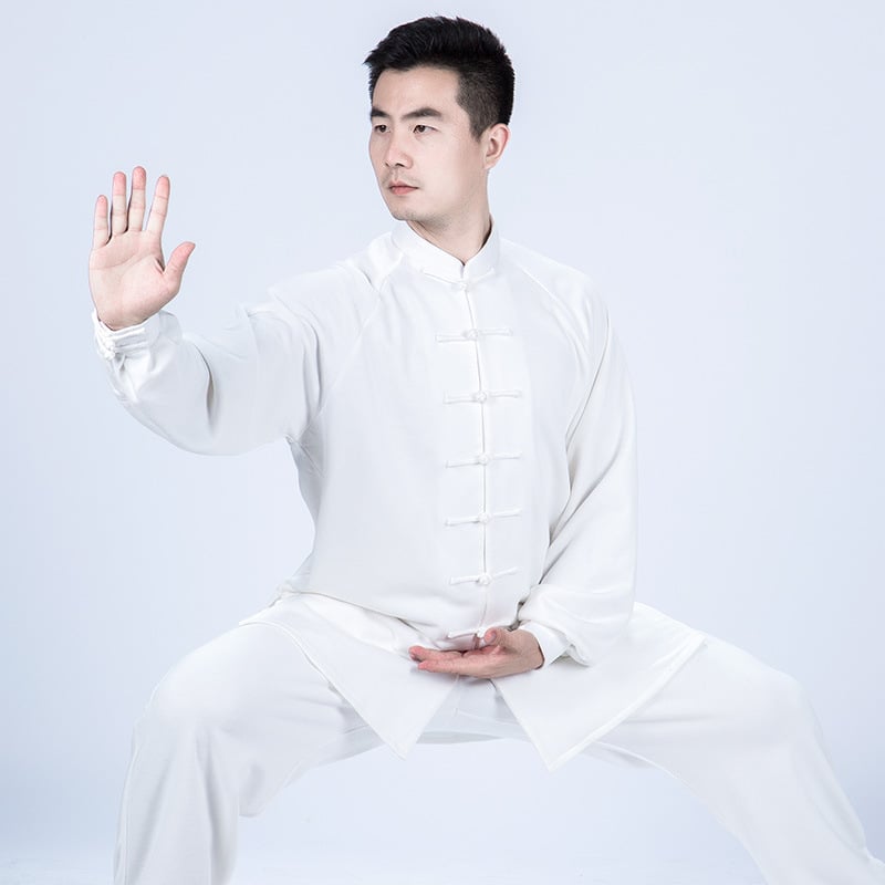 Taichi mikina na jeseň-zimu – unisex, 100% bavlna, jednoduchý vzor, pre Tai Chi cvičenie