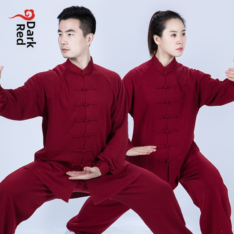 Taichi mikina na jeseň-zimu – unisex, 100% bavlna, jednoduchý vzor, pre Tai Chi cvičenie