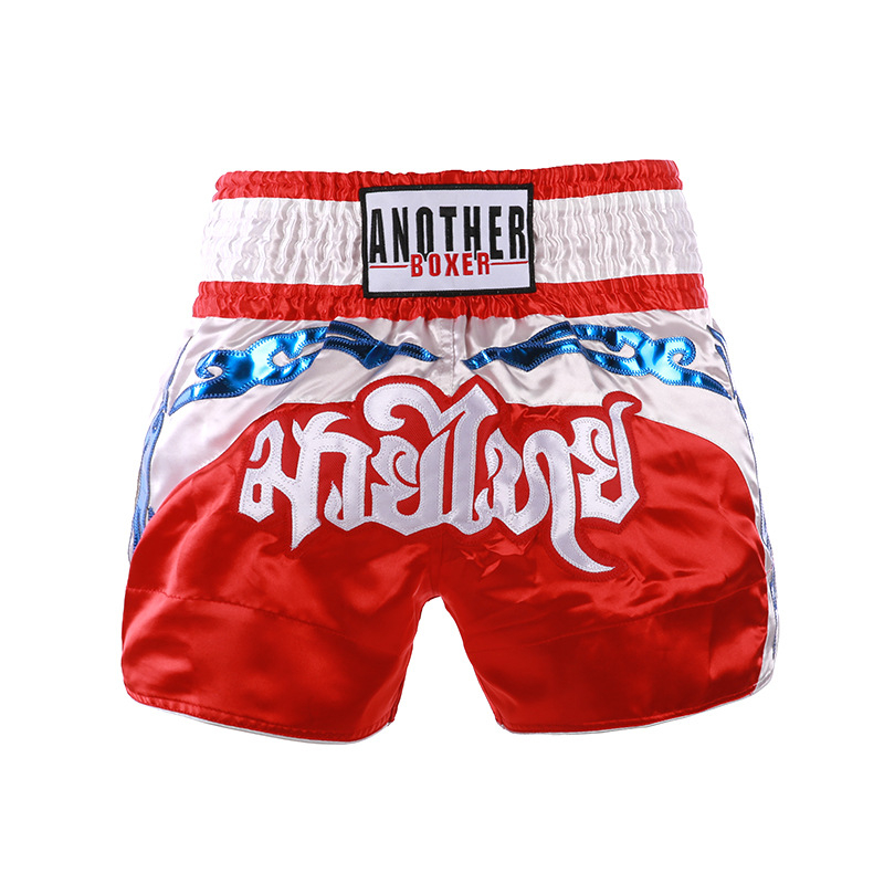 Muay Thai šorcevi za trening i natjecanja Sanda - kamuflažni uzorak, unisex za odrasle, materijal od poliesterske smjese, podstava 100% poliester