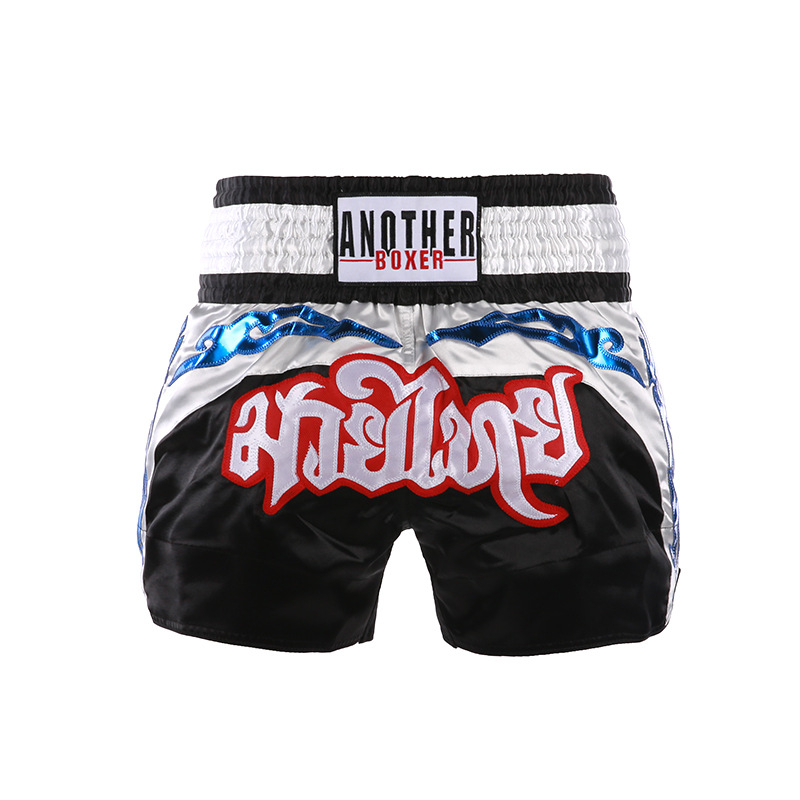 Muay Thai šorcevi za trening i natjecanja Sanda - kamuflažni uzorak, unisex za odrasle, materijal od poliesterske smjese, podstava 100% poliester