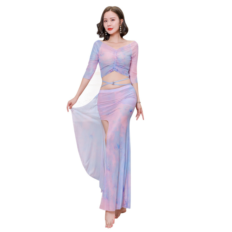 Has-tánc virágos hálós készlet — virágos mintázat, koreai ezüstszálas háló, spandex keverék, tavasz 2022, nőknek