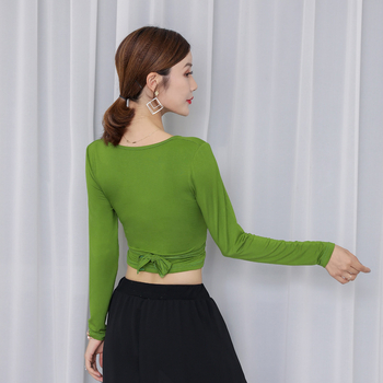 Női hosszú ujjú hastánc ruha — modal-pamut keverék hálópaneles kialakítás, 2023 tavasz kollekció