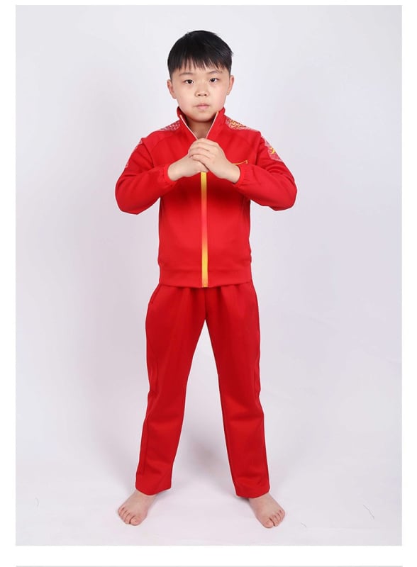 Unisex dječja Sanda sportska odjeća za borilačke vještine, 280 g težina tkanine, South Korea Silk tkanina s podstavom od 100% bambus vlakana, mogućnost logotipa