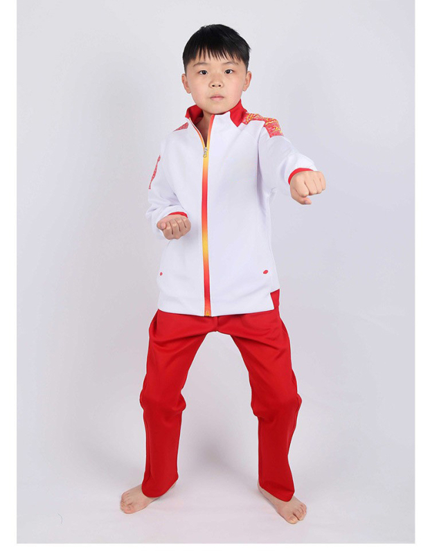 Unisex dječja Sanda sportska odjeća za borilačke vještine, 280 g težina tkanine, South Korea Silk tkanina s podstavom od 100% bambus vlakana, mogućnost logotipa