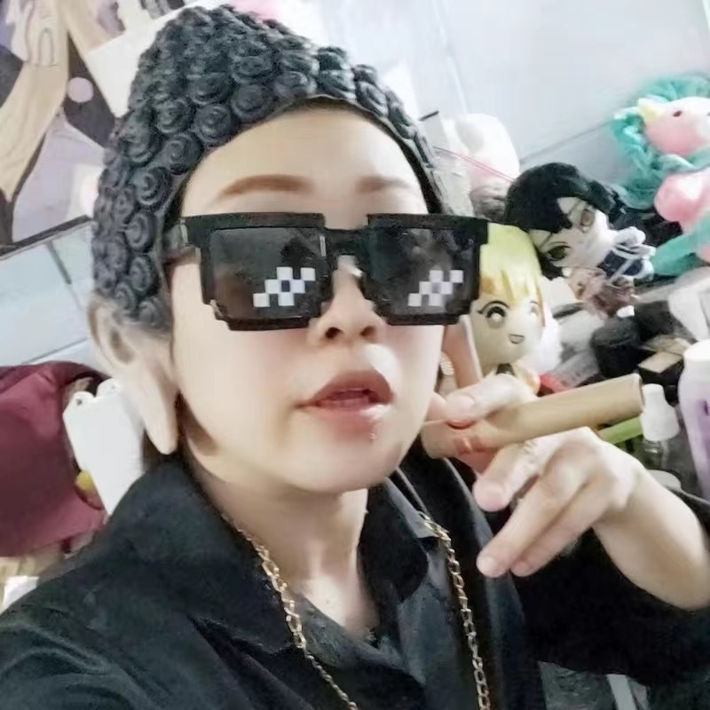 Kostīmu maska – latekss, Guanyin Bodhisattva tēma, jautrs stils, DIY, Halloween