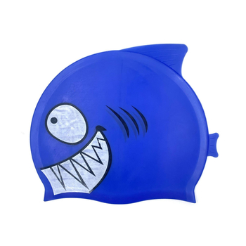 Taupo silikoninė plaukimo kepurė vaikams – mielas žuvies dizainas, atspari vandeniui, plaukimo įranga